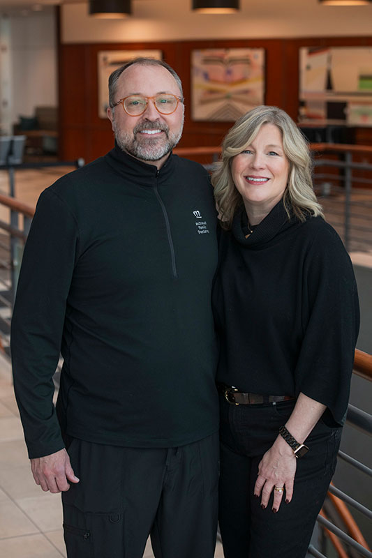 Dr. Chris McDonald and his wife Ann